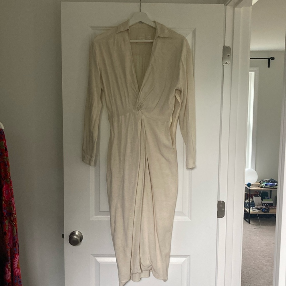 Anthropologie Twist Front Dress